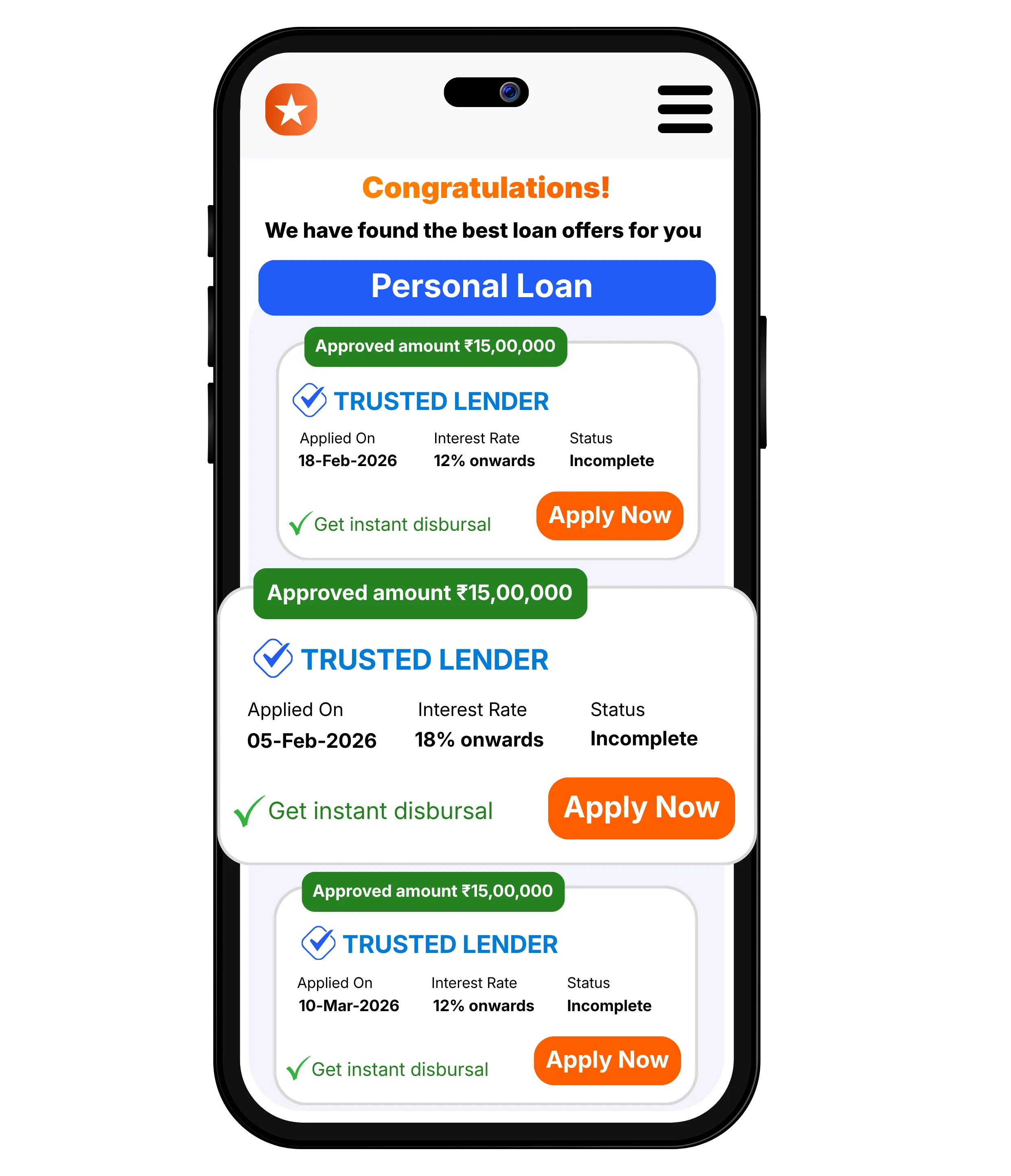 View & Choose Lenders